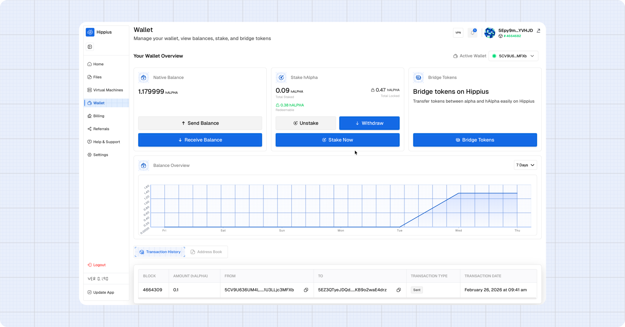 Staking Widget