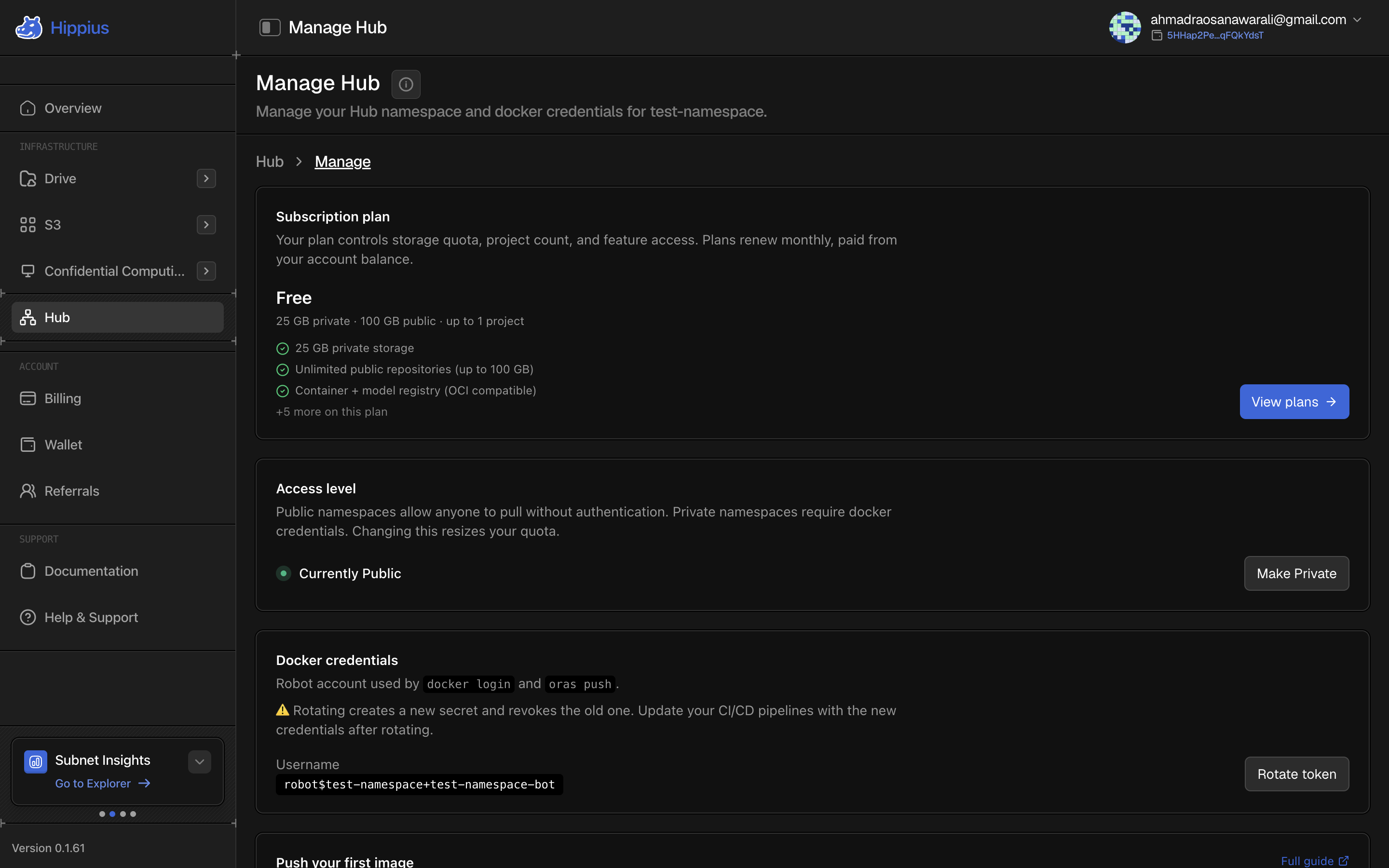 Manage Hub
